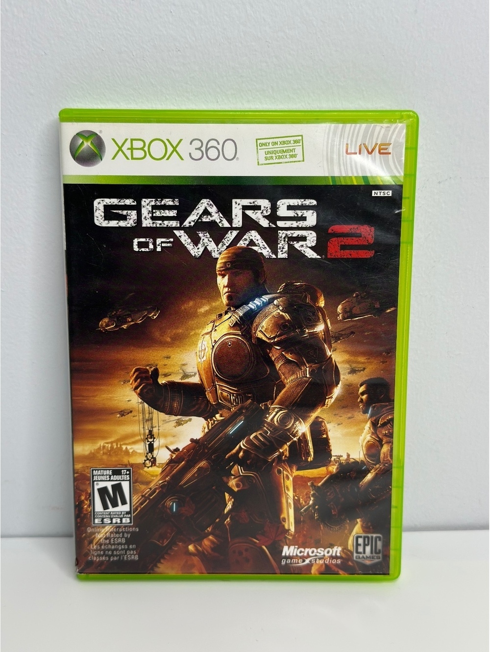 Gears of War 2 Xbox 360 Microsoft Epic Games 2008 Disc Only Great Condition